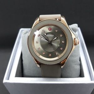 Michele Cape Sunbrust Topaz Dial Ladies Watch